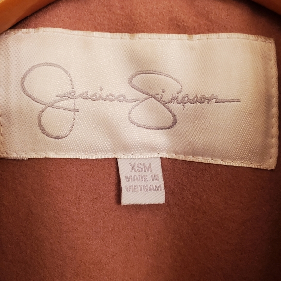 JESSICA SIMPSON Camel Coat SIZE XS - Picture 3 of 5